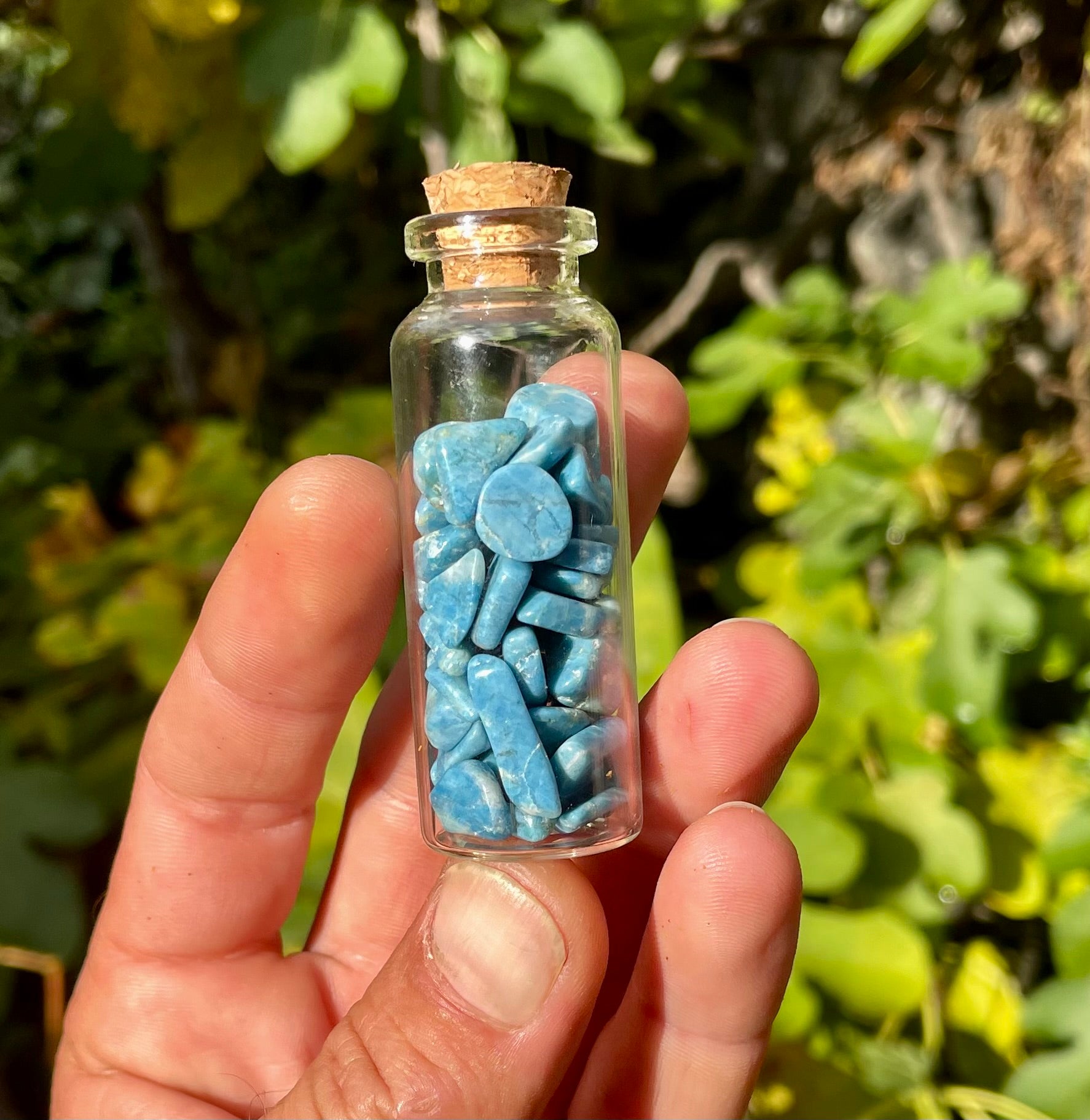 Fiole de Lazulite du Stockhorn (Zermatt) VS